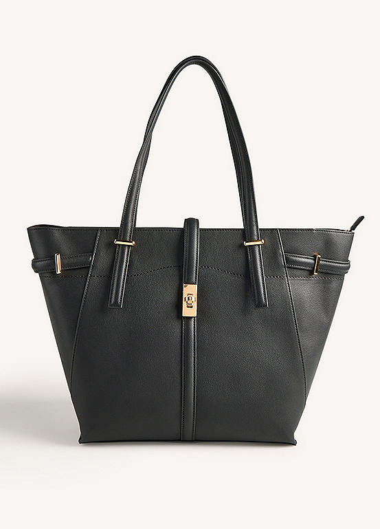 365 by Freemans Black Tess Tote Bag
