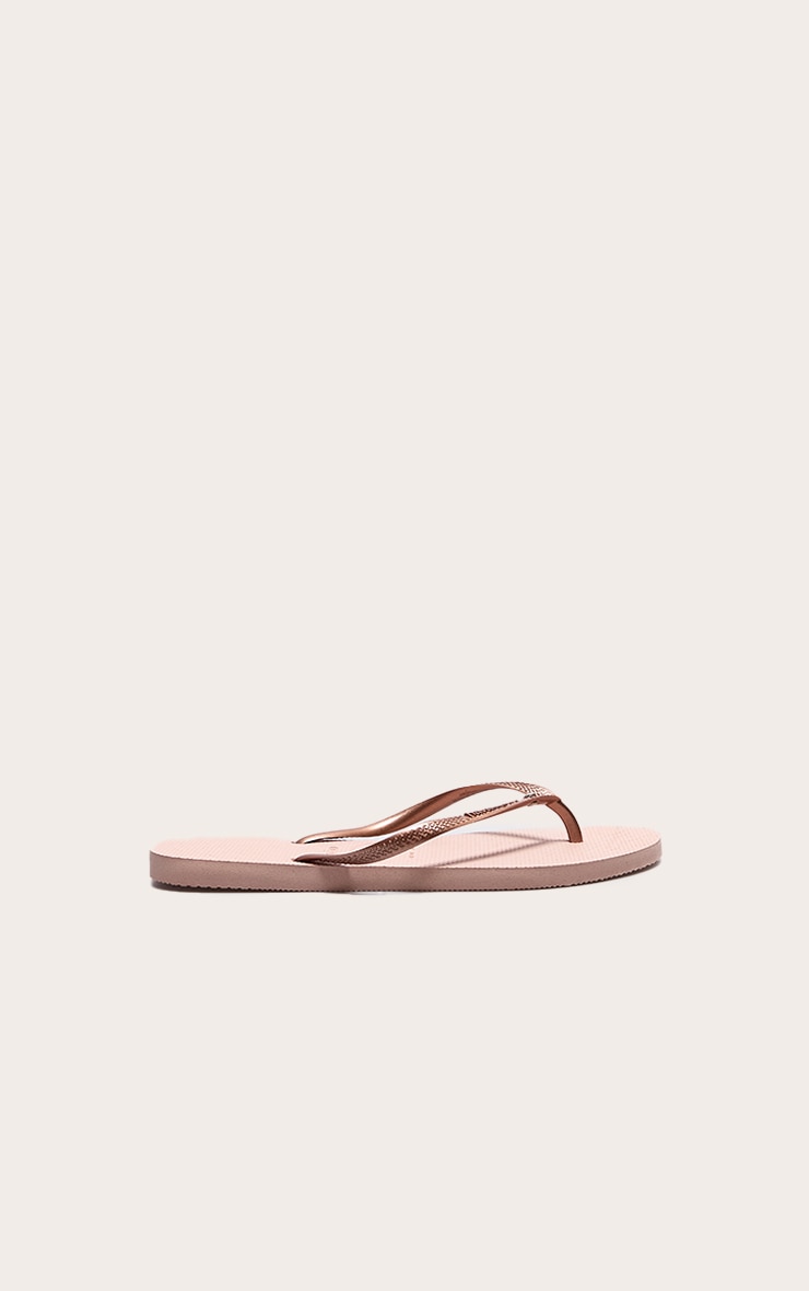 Ballet Gold Havaianas Slim Crystal