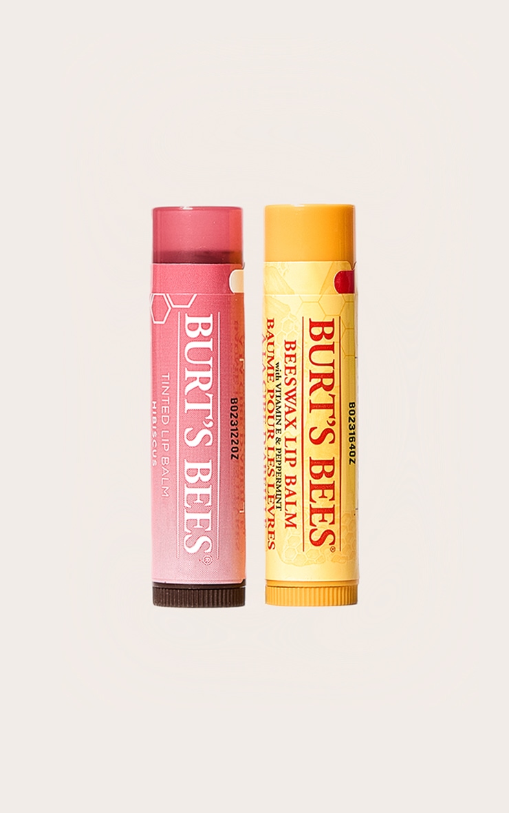 Burts Bees Tinted And Classic Lip Balm Duo