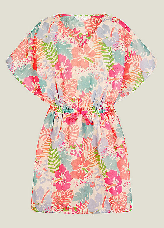 Accessorize Kids Tropical Print Kaftan