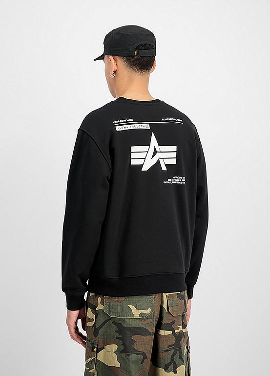 Alpha Industries Round Neck Back Print Sweatshirt