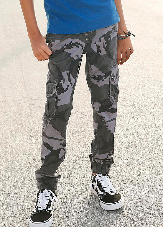 Arizona Kids Camouflage Cargo Trousers