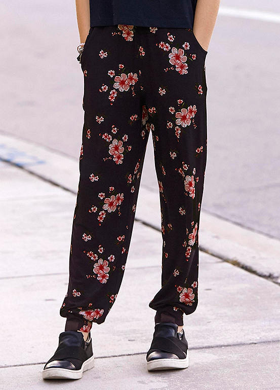 Arizona Kids Floral Print Harem Pants
