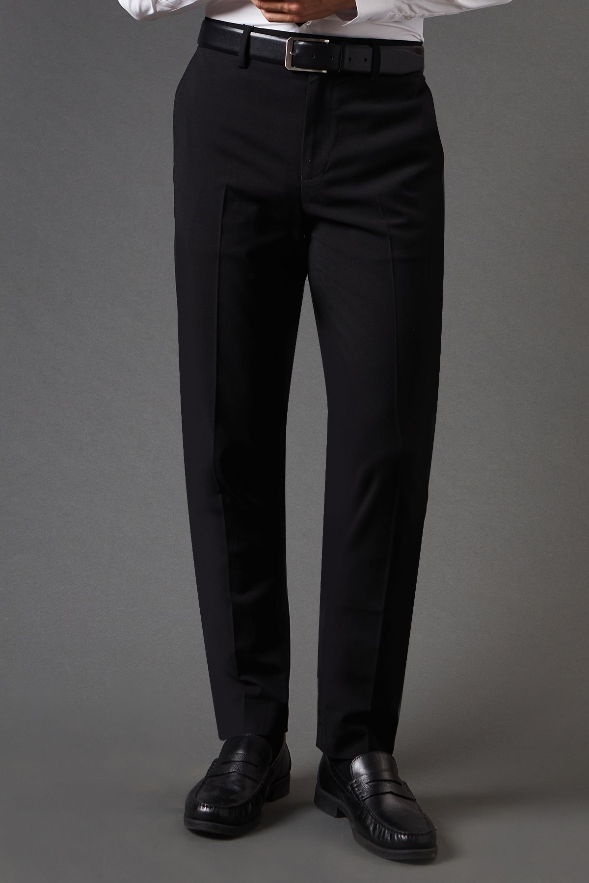 Black Skinny Fit Essential Suit Trousers