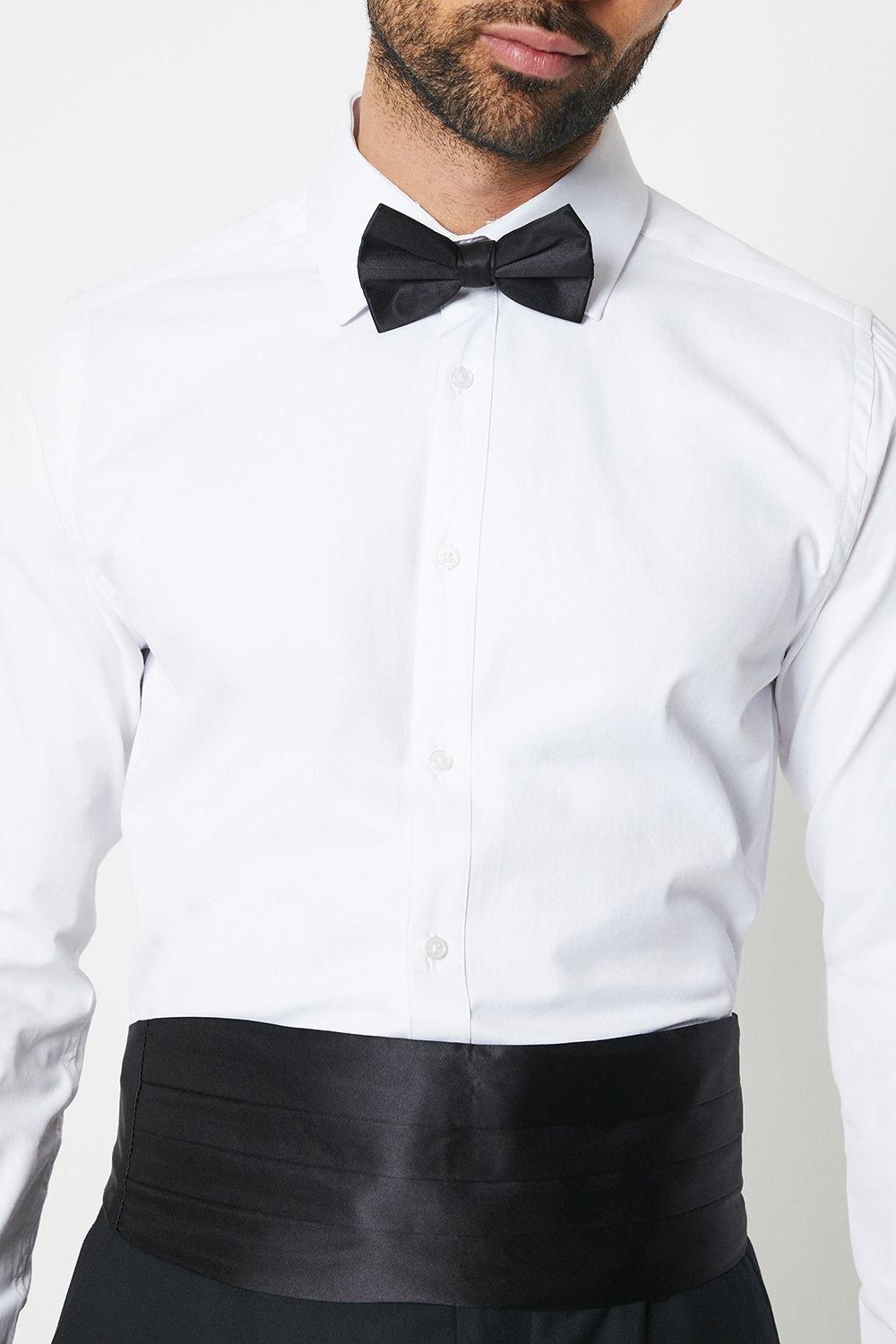 Black Cummerbund & Bow Tie Set