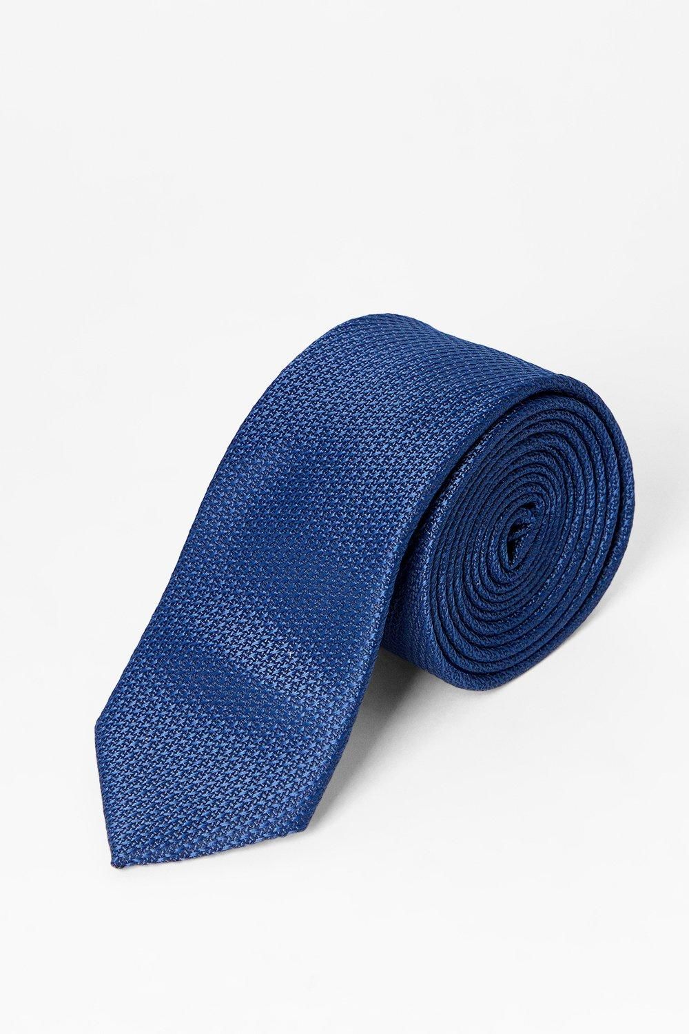 Navy Dobby Tie