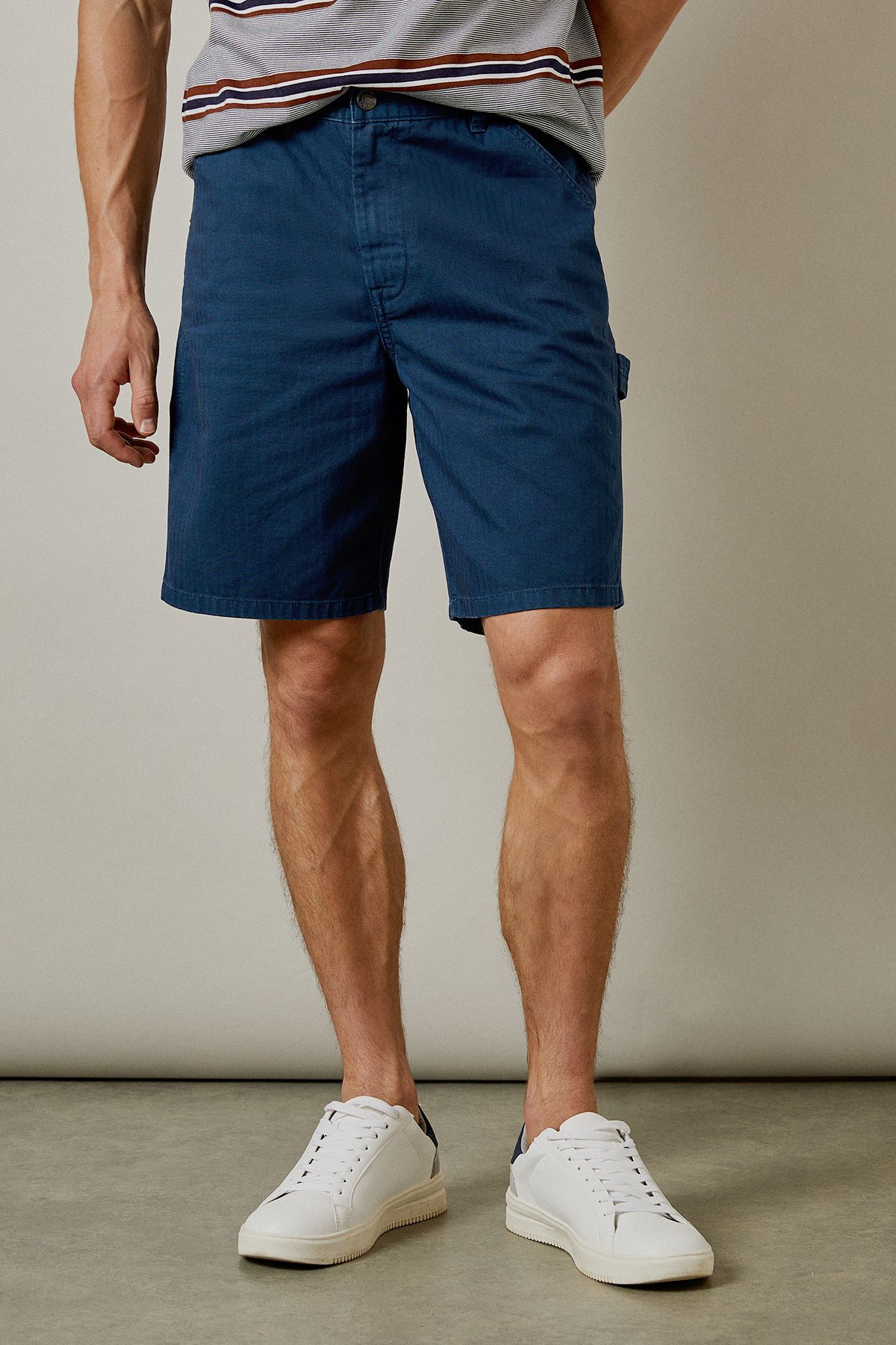 Dark Blue Carpenter Shorts