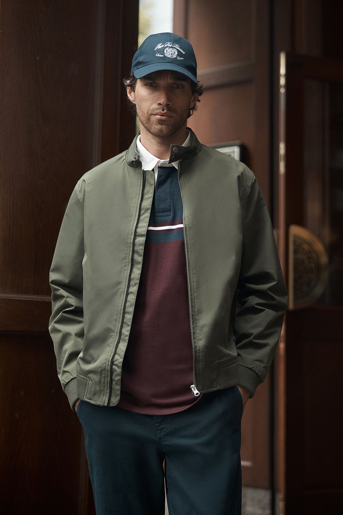 Khaki Classic Harrington Jacket