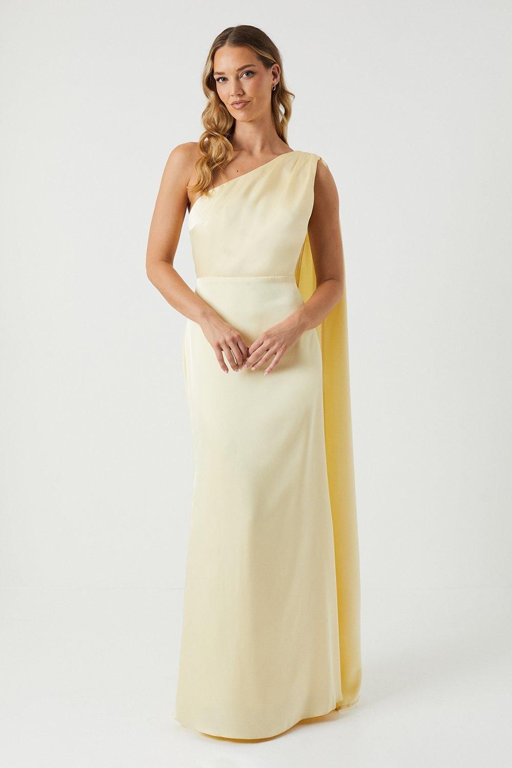 Drape Shoulder Detail Dress
