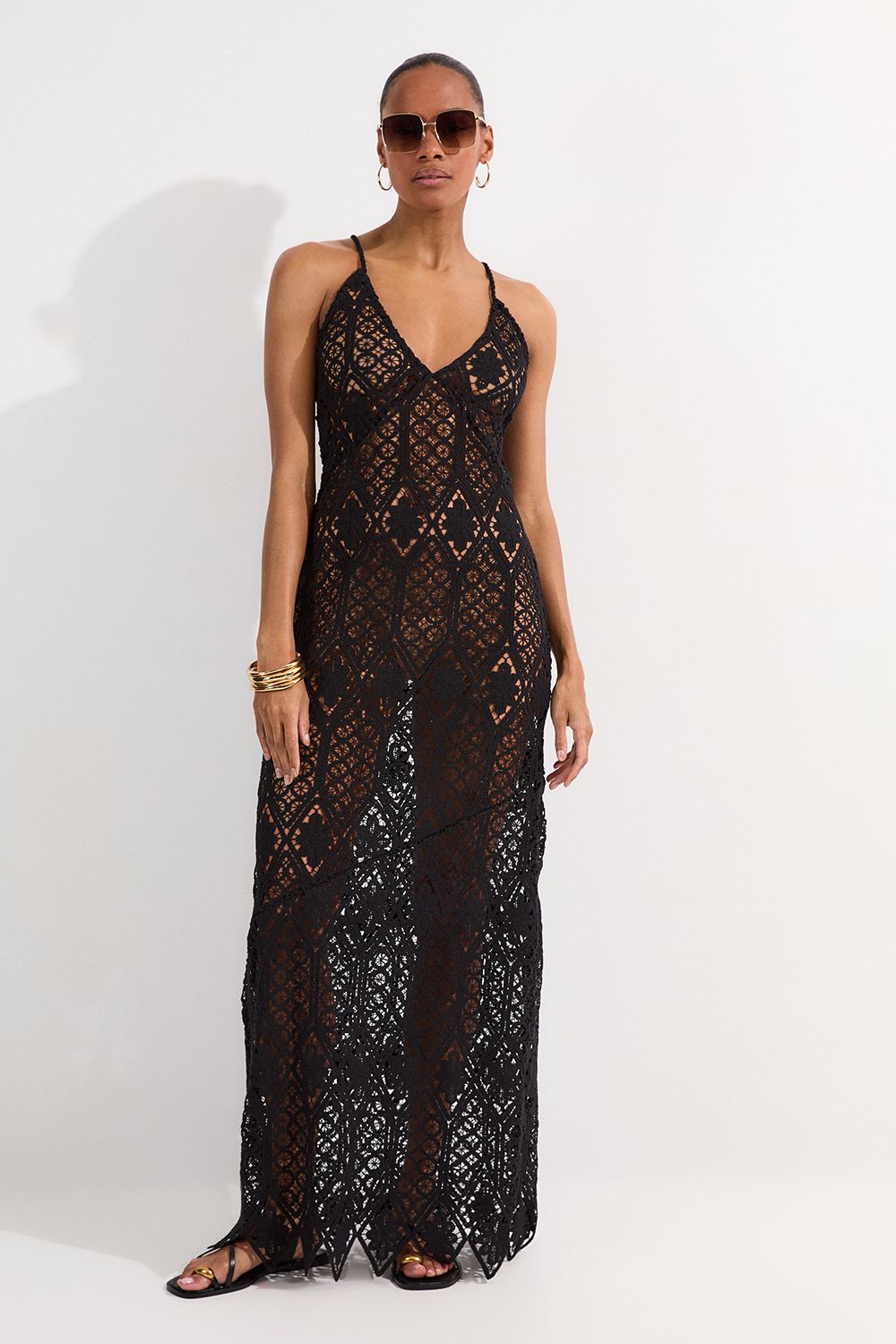 Beach Crochet Maxi Dress