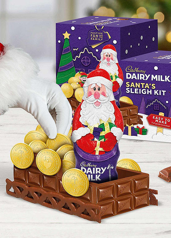 Cadbury Chocolate Christmas Santa Sleigh Kit