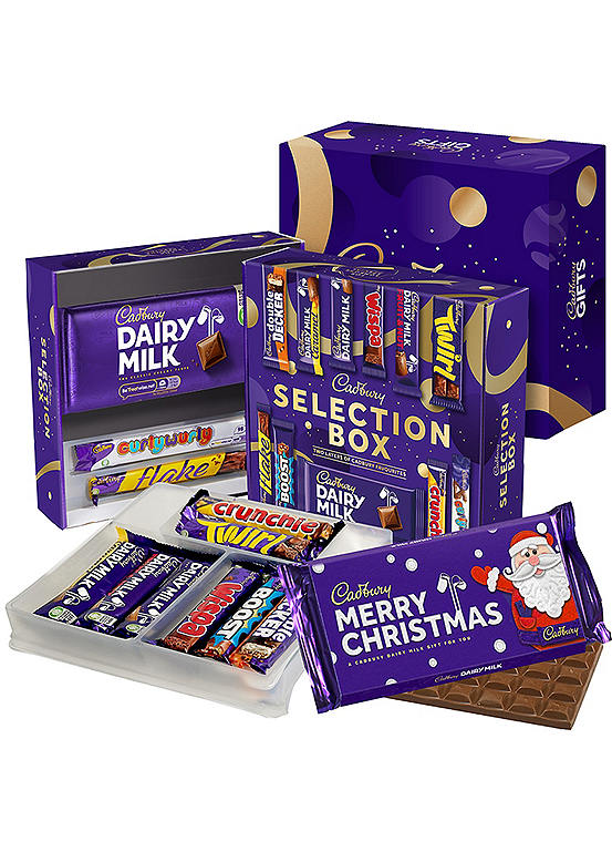 Cadbury Merry Christmas Chocolate Selection Box Hamper