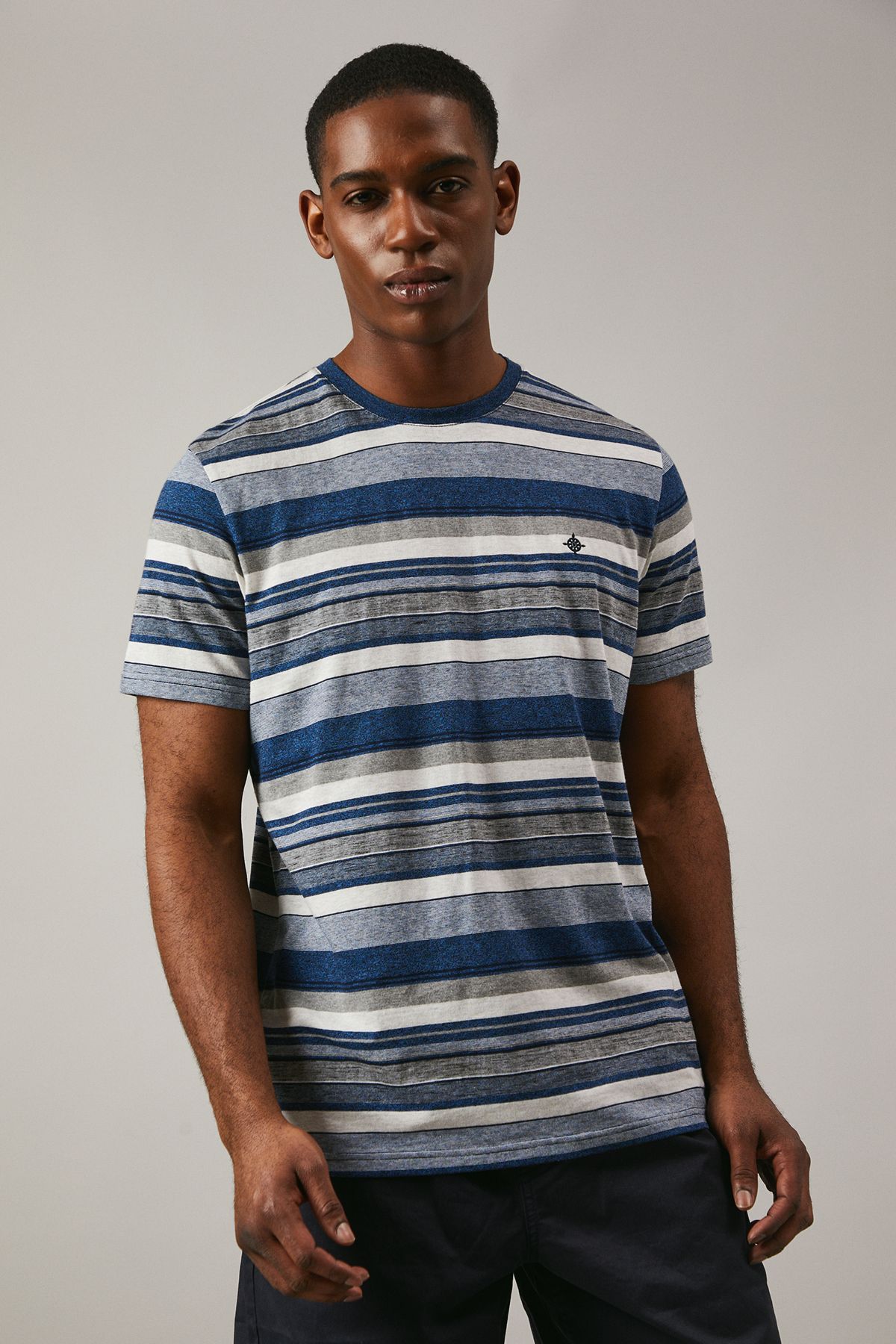 Navy Denver Stripe T-shirt