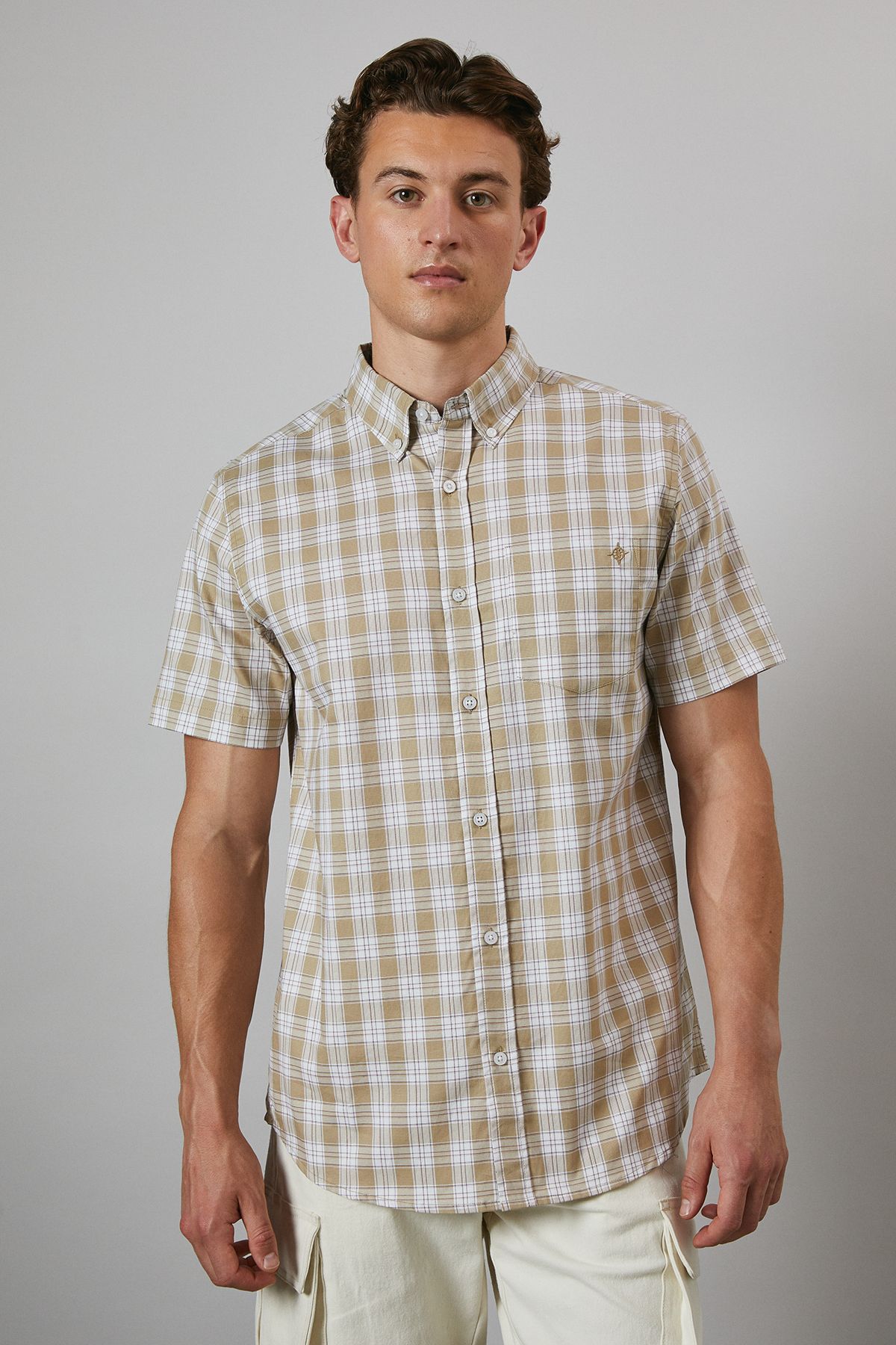 Stone Check Short Sleeve Shirt