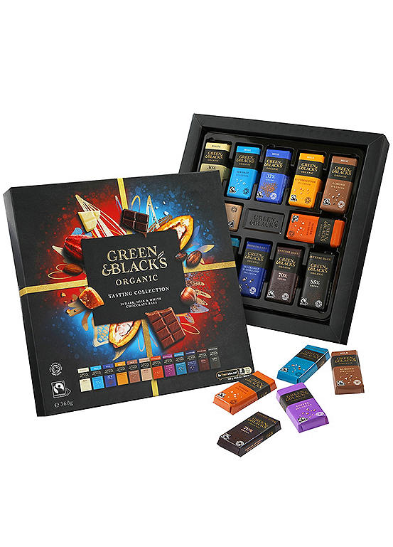 Green & Blacks Organic Tasting Collection 360g - Milk Chocolate & Dark Chocolate