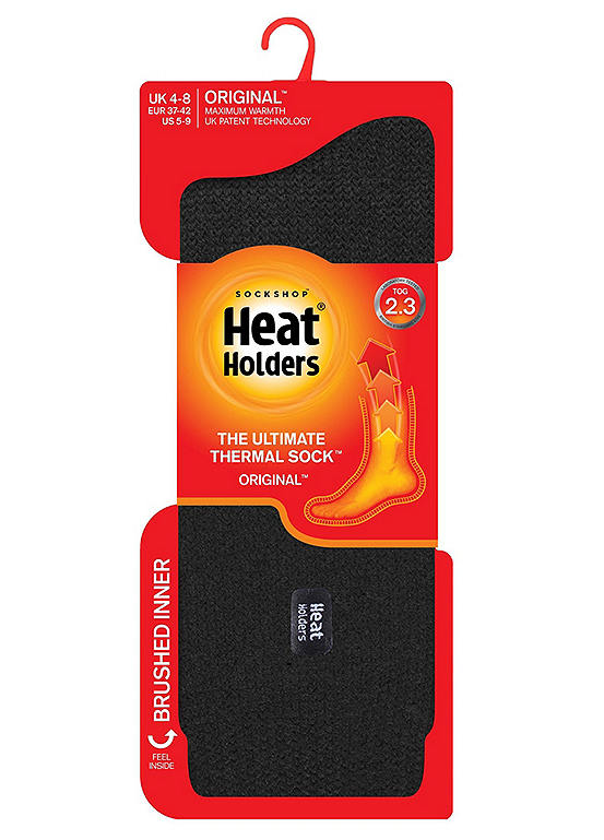 Heat Holders Ladies Black Original Thermal Socks