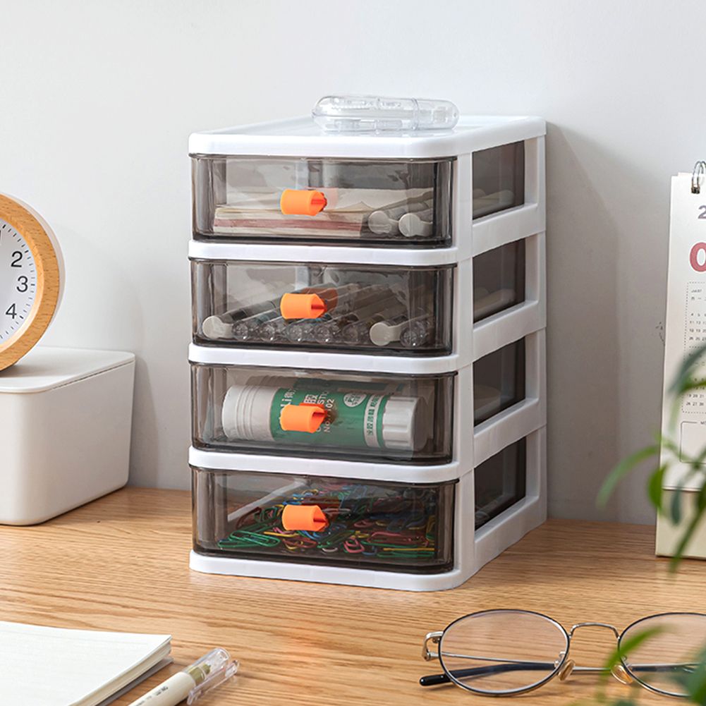4-tier Multi-purpose Cosmetic Storage Organizer Box