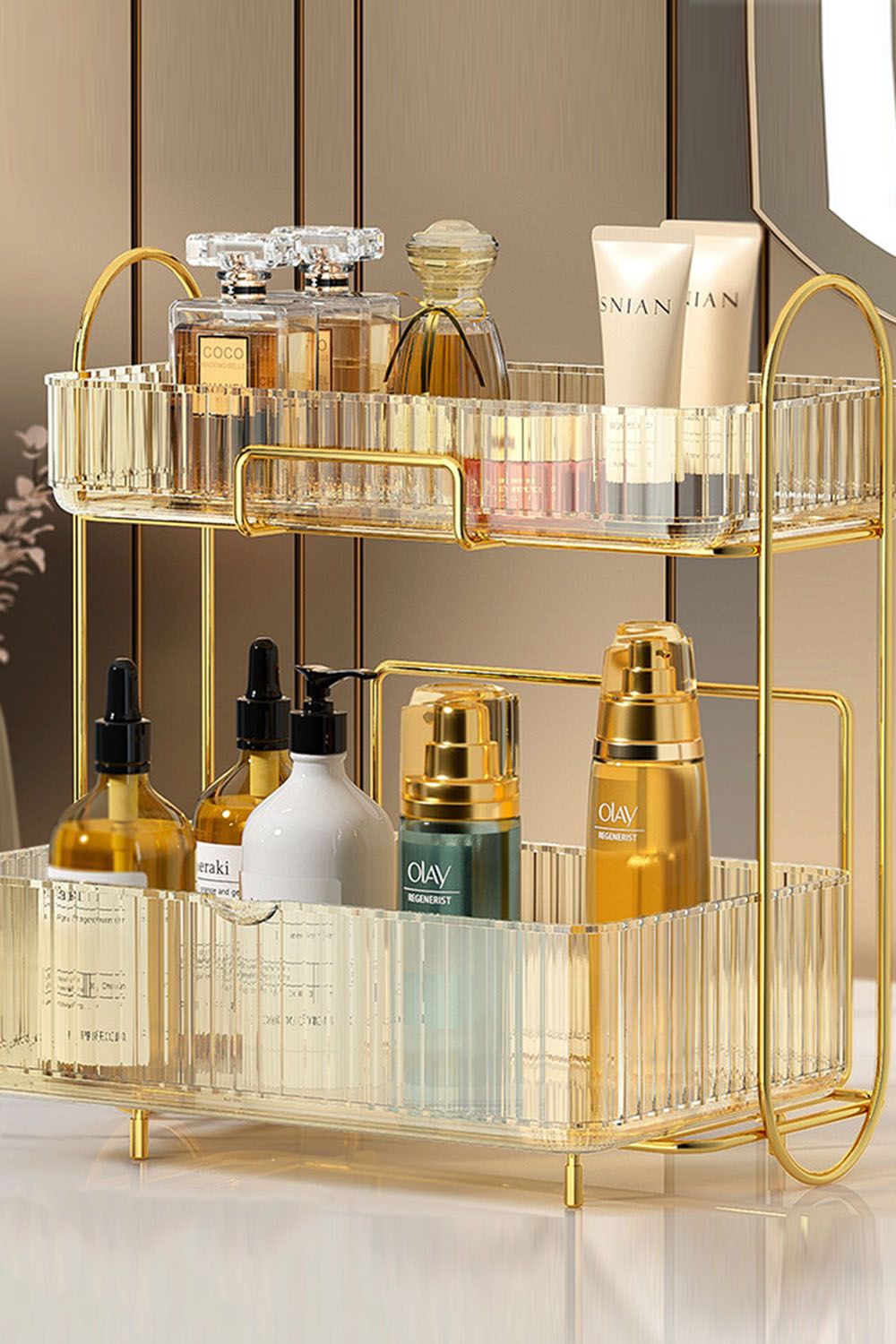 Dressing Table Large Makeup Cosmetic Organiser Rack Gift Set