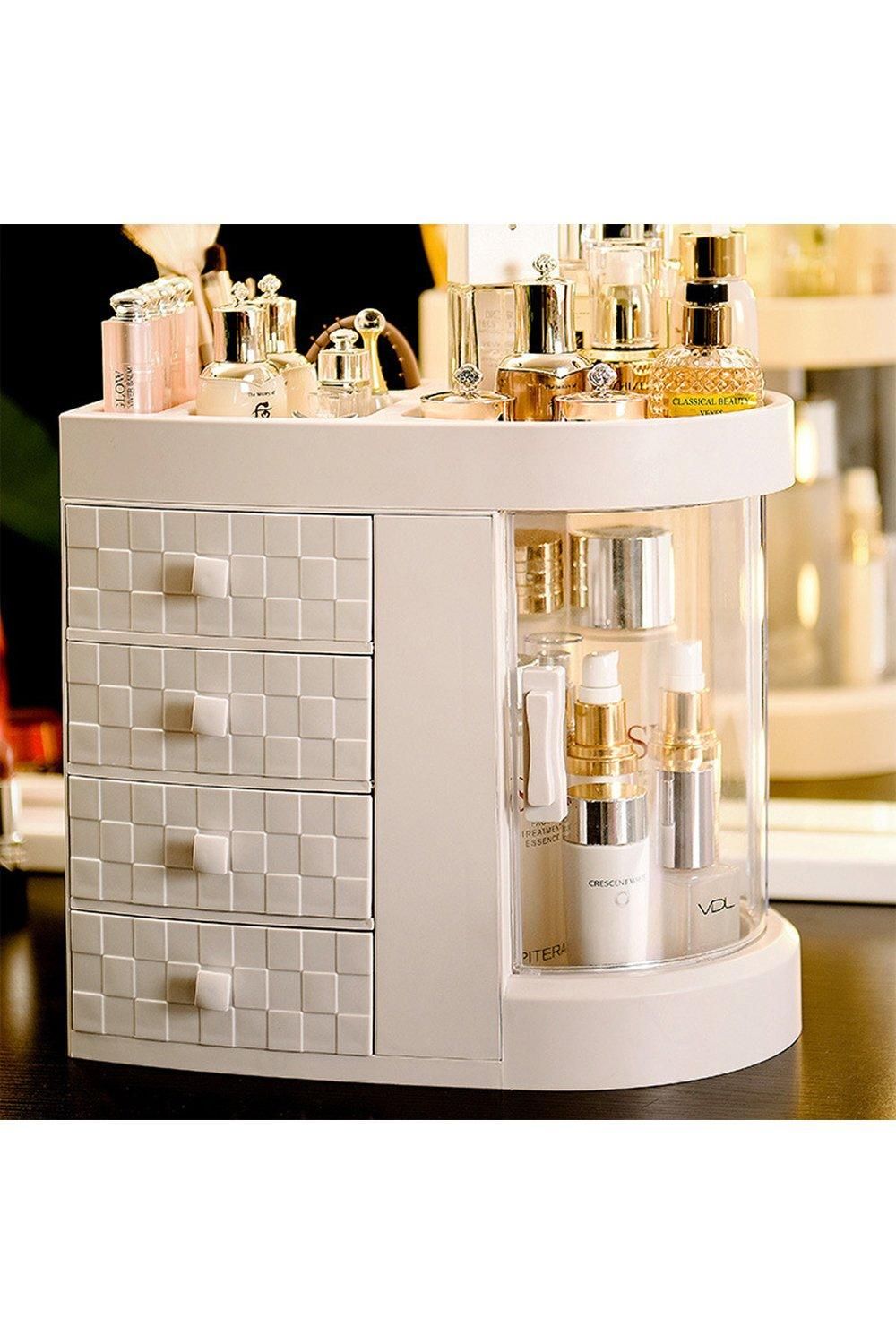 Acrylic Makeup Cosmetic Organizer with 4 Drawers