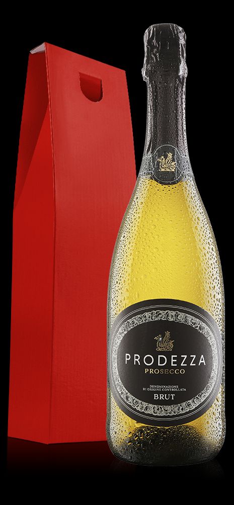 Celebratory Prosecco in Red Gift Box