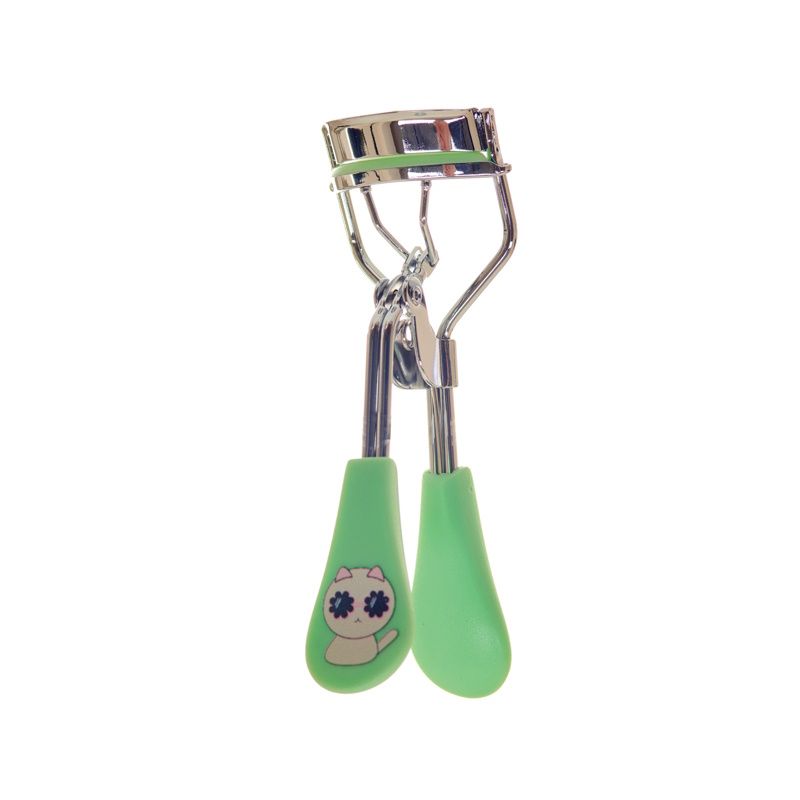 Eyelash Curler Cat Design Green