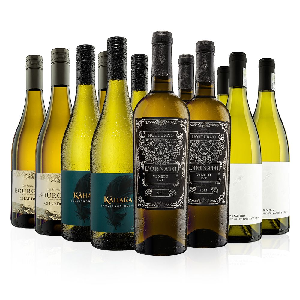 Premium White Wine Selection 12 Bottles (75cl)