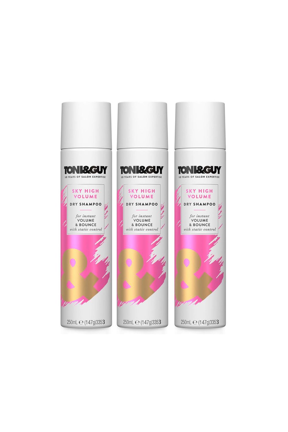 Glamour Sky High Volume Dry 'Shampoo' 250 ml, 3pk