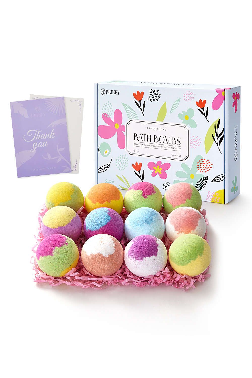 12Pcs DIY Three-Layered Bath Bombs