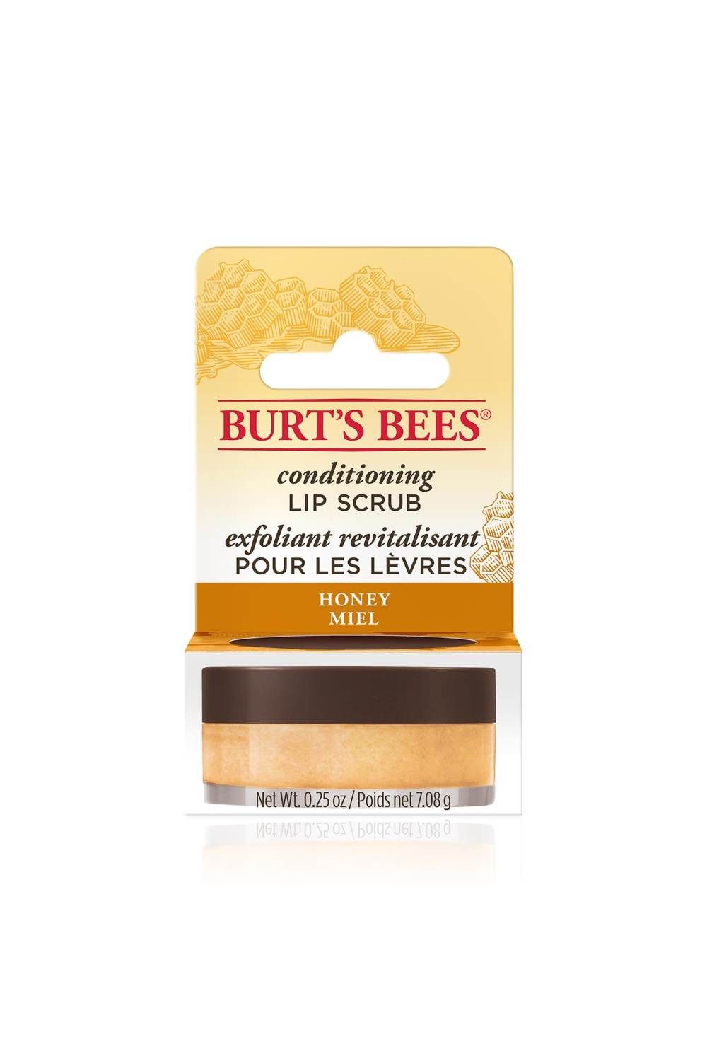 Natural Conditioning 'Lip Scrub' with Exfoliating Honey Crystals