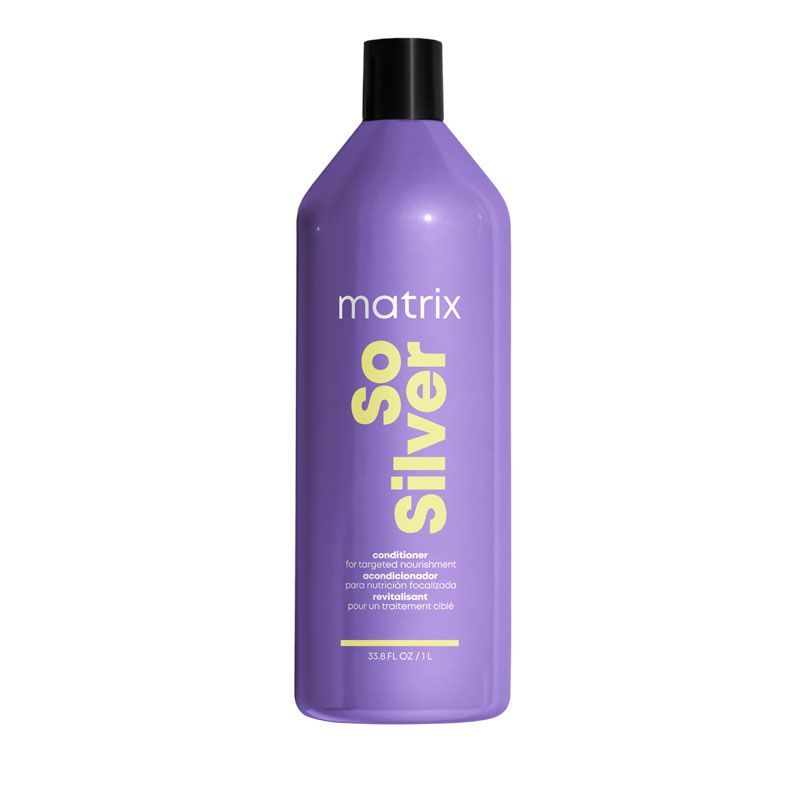 So Silver Purple Toning Pigmented Conditioner For Blonde, Grey + Silver Hair 1000ml