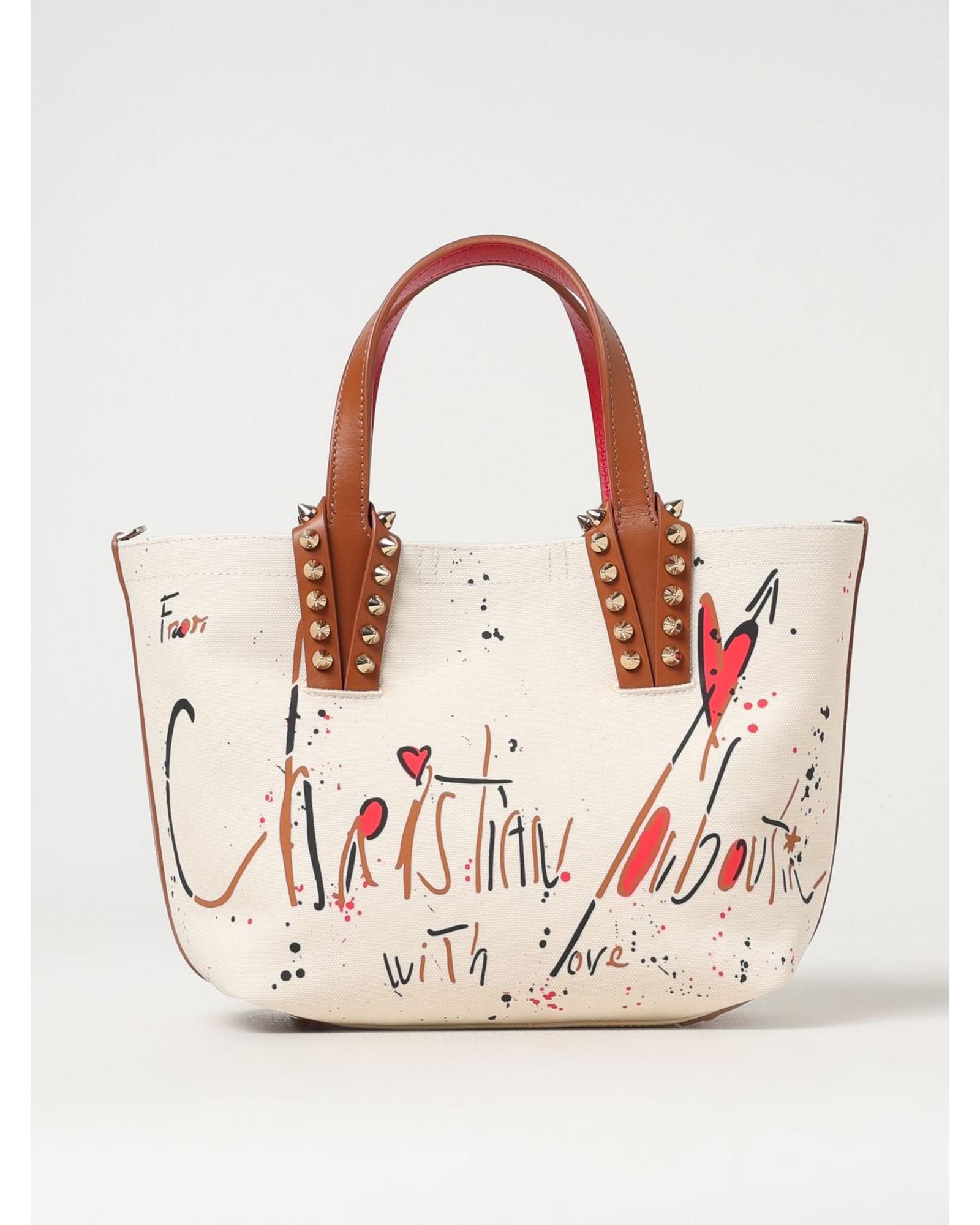 Cabata Graffiti Mini Tote Bag- Natural Handbags