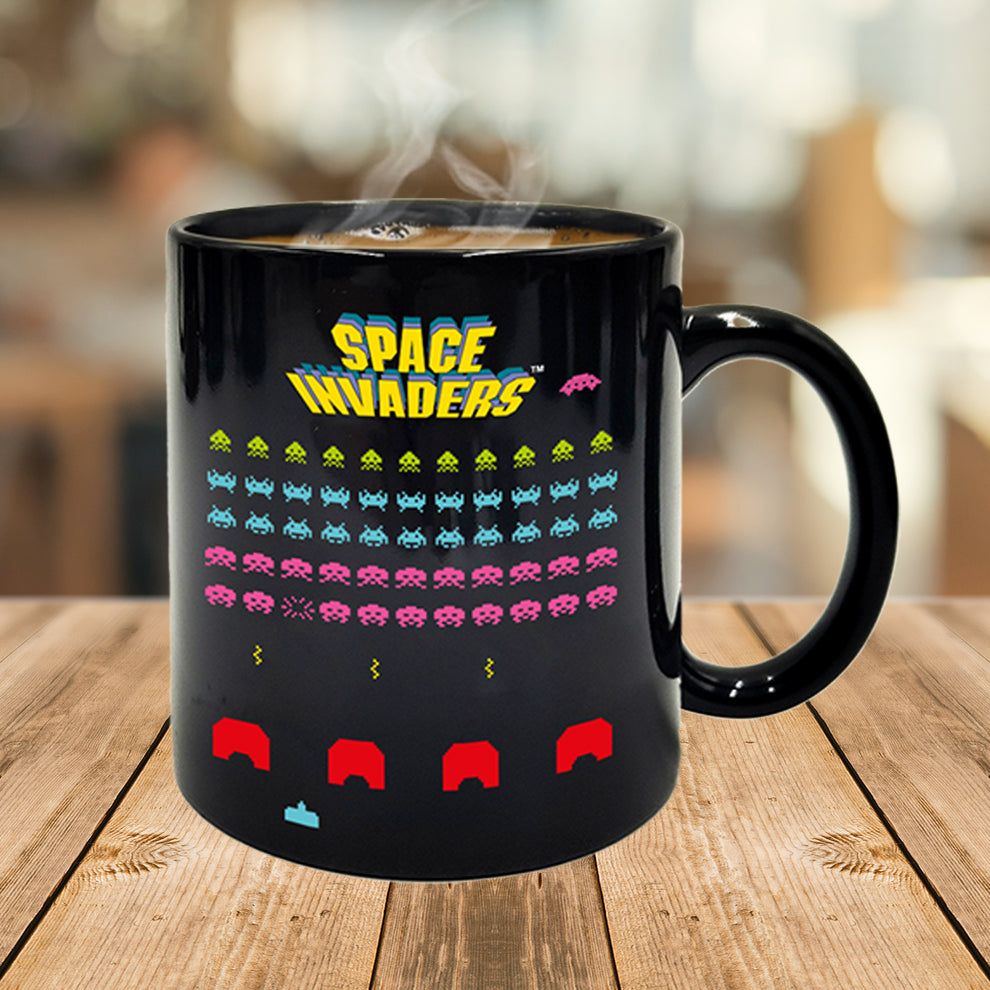 Space Invaders Heat Colour Change Mug - 350ml