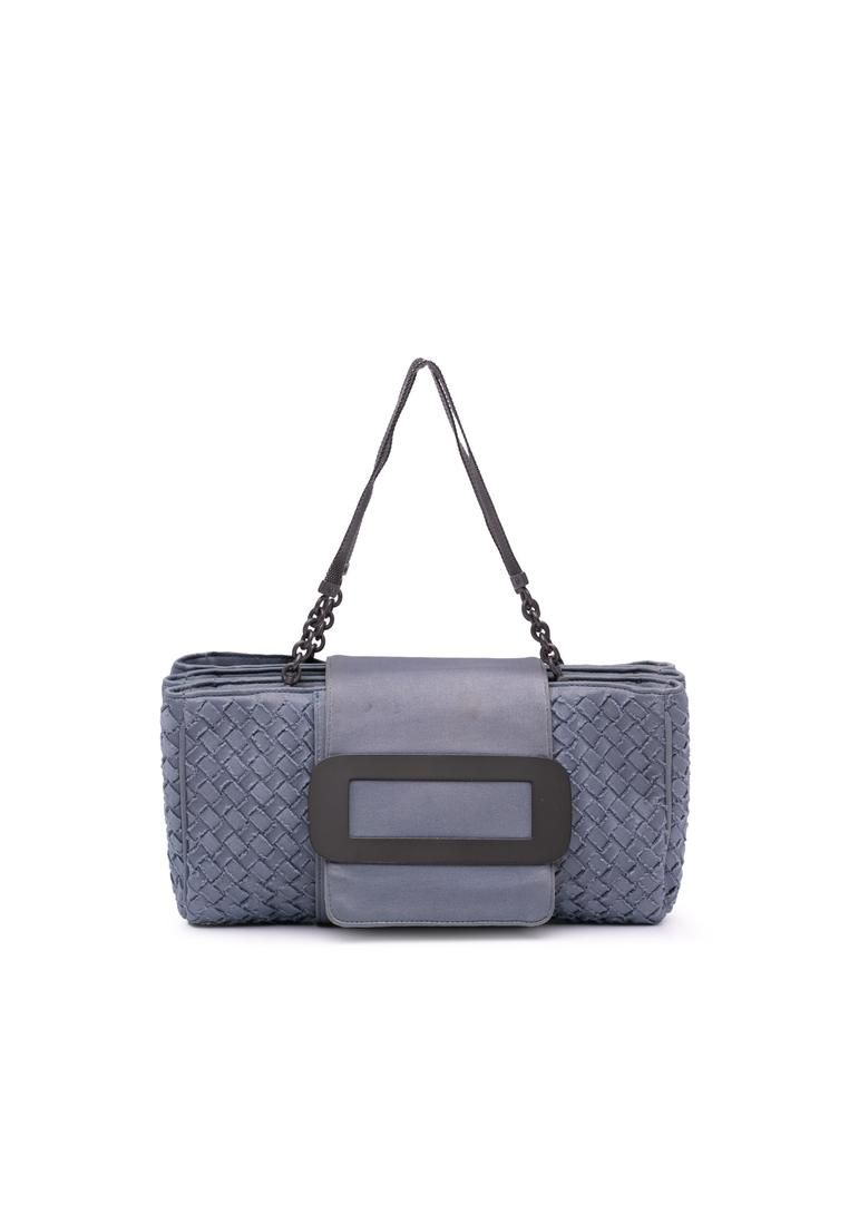 Preloved Clip Shoulder Bag- Blue Handbags