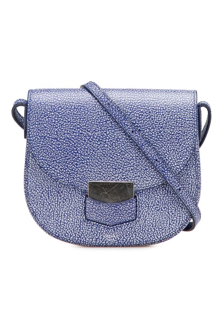 Preloved Besace 16 Crossbody Bag- Blue