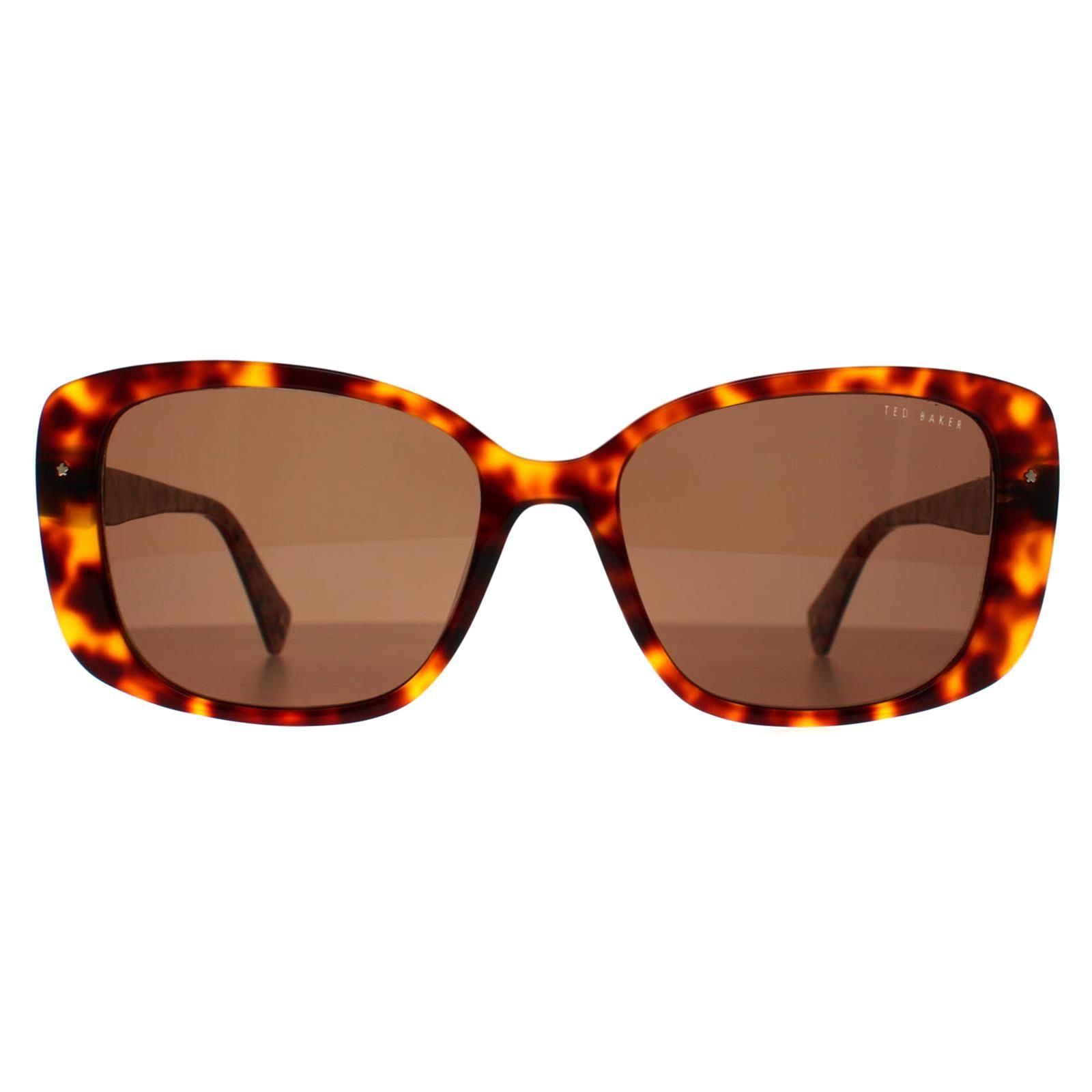Square Tortoise Floral Brown TB1740 Penelope