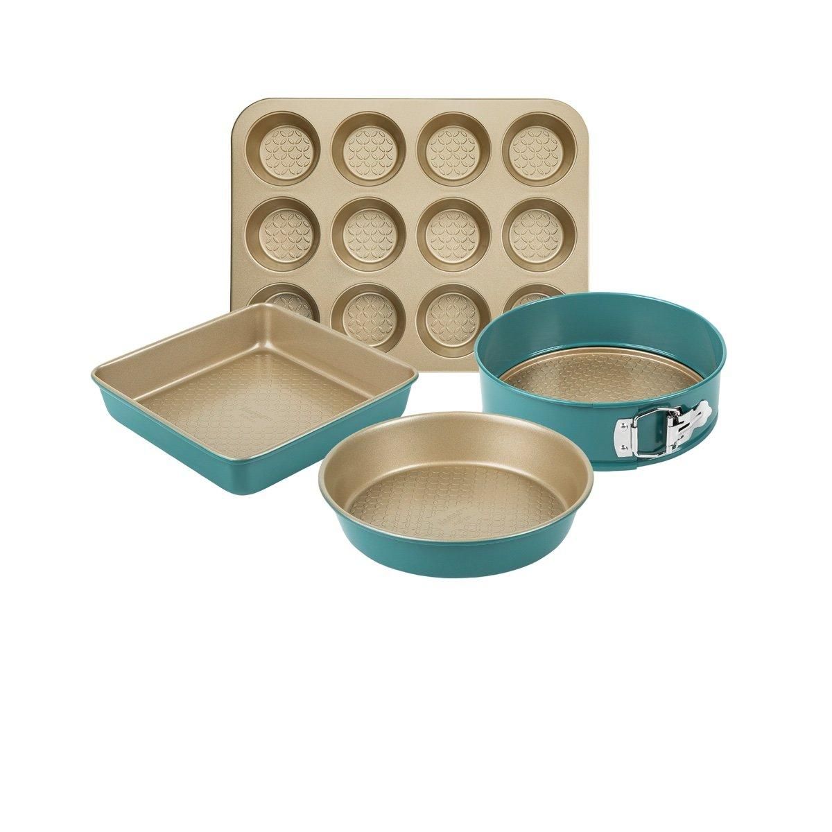 Nadiya Hussain by Prestige 0.8mm Non Stick Bakeware Set, 4pce