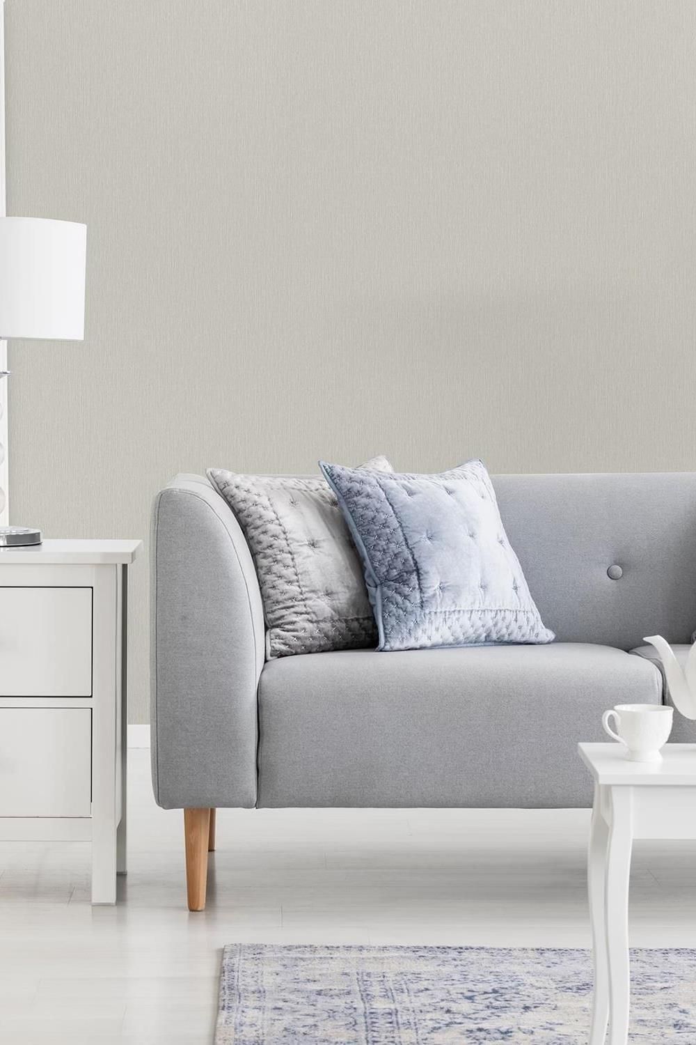 Boutique Royal Textured Plain Champagne Walpaper