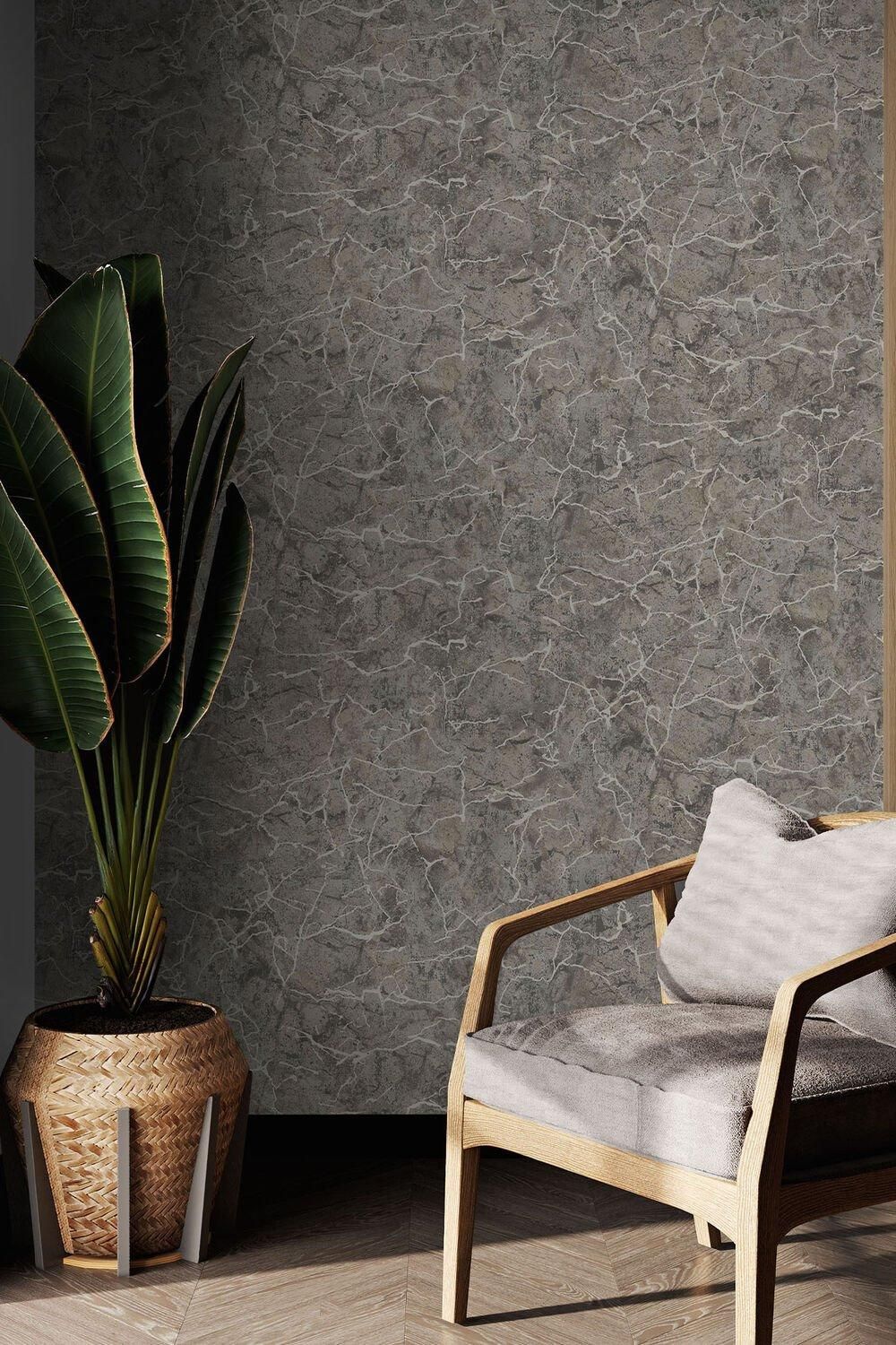 Boutique Carrara Taupe Textured Wallpaper