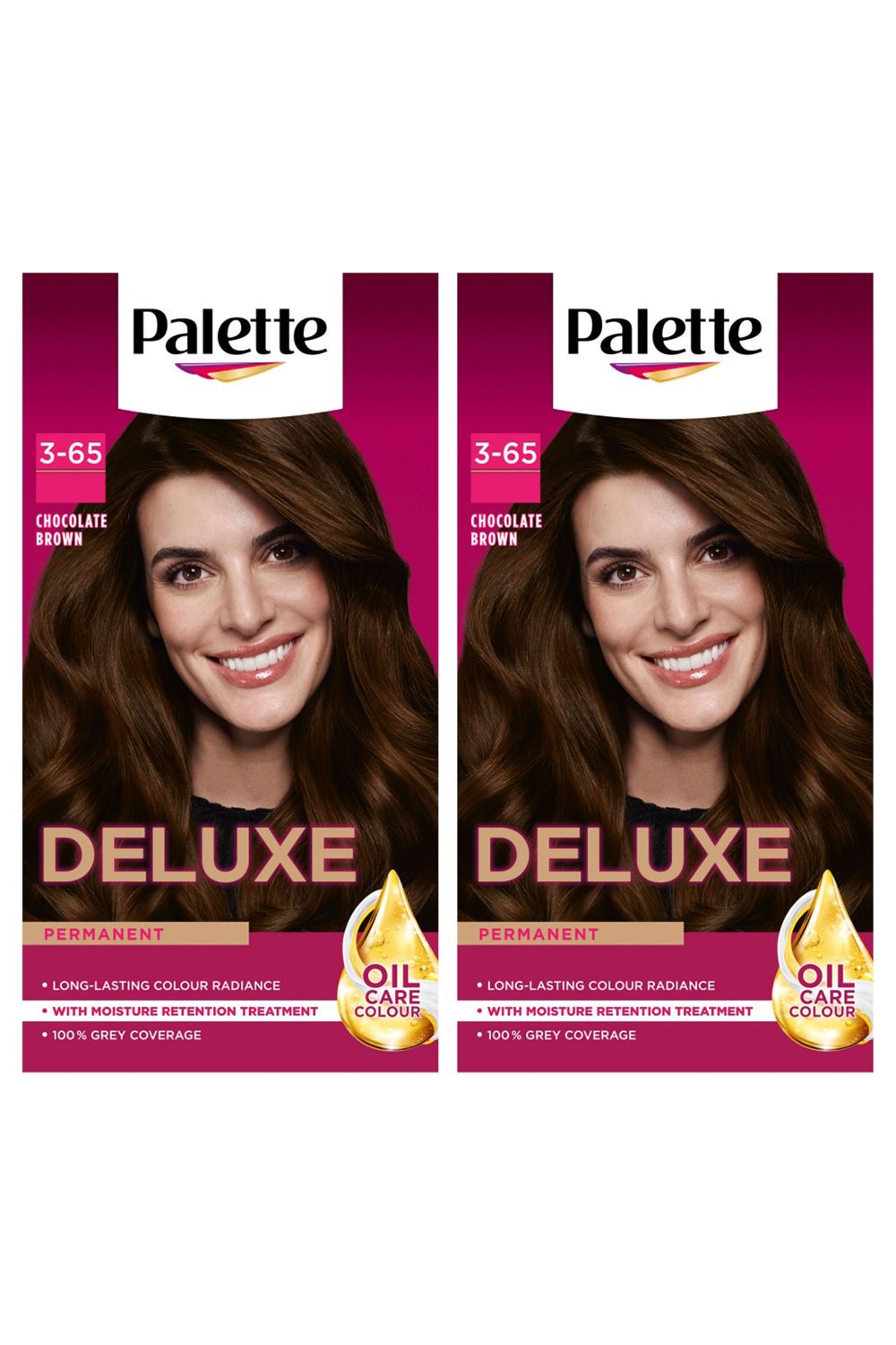 Deluxe Creme Colouration 3-65 Chocolate Brown 'Hair Dye', 2 Pack