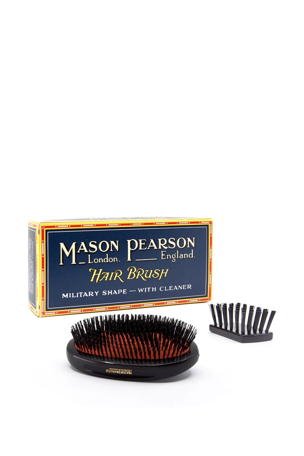 Medium Pure Bristle Military Shape Hair Brush