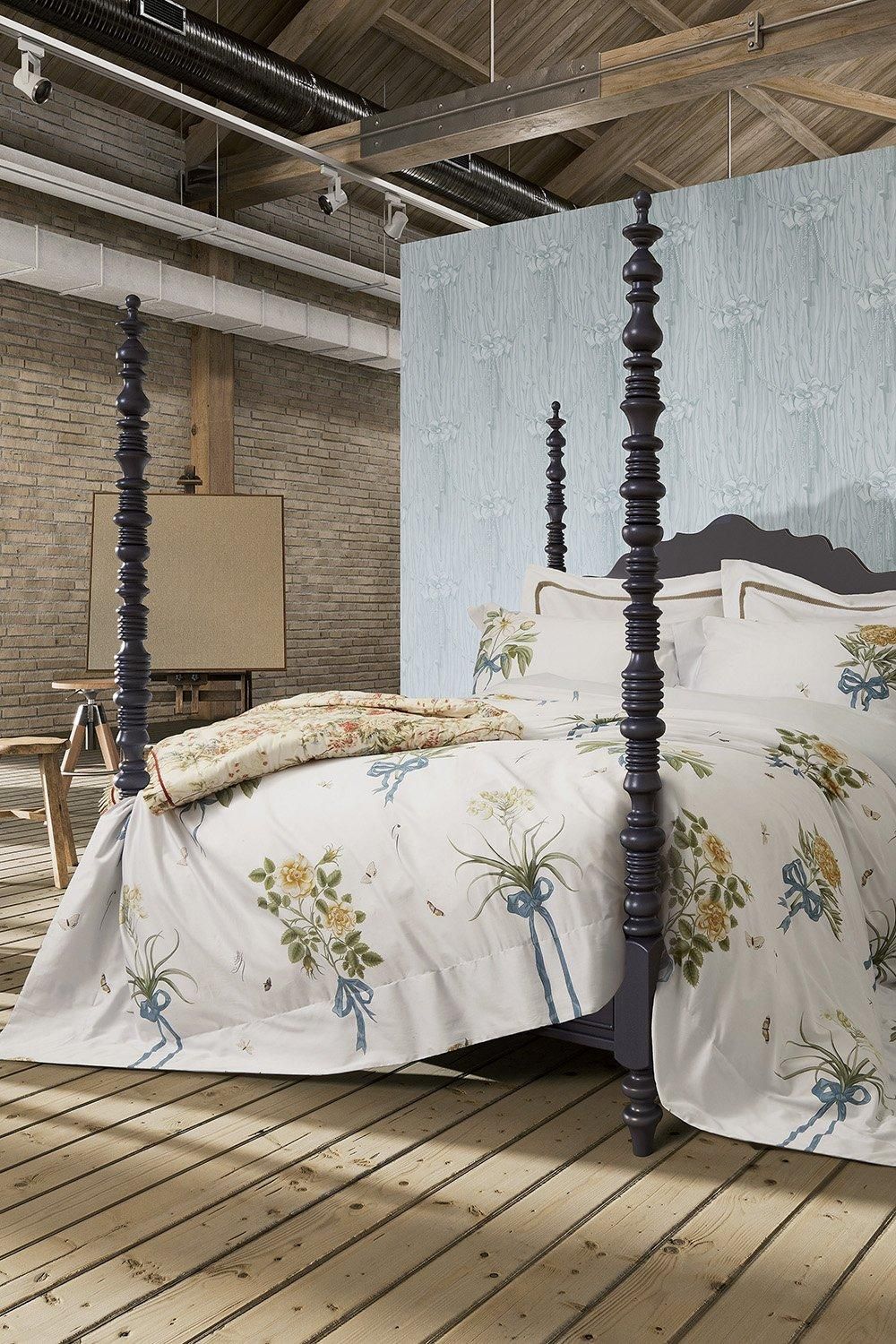 'Cupids Beau' Cotton Sateen Duvet Cover Set