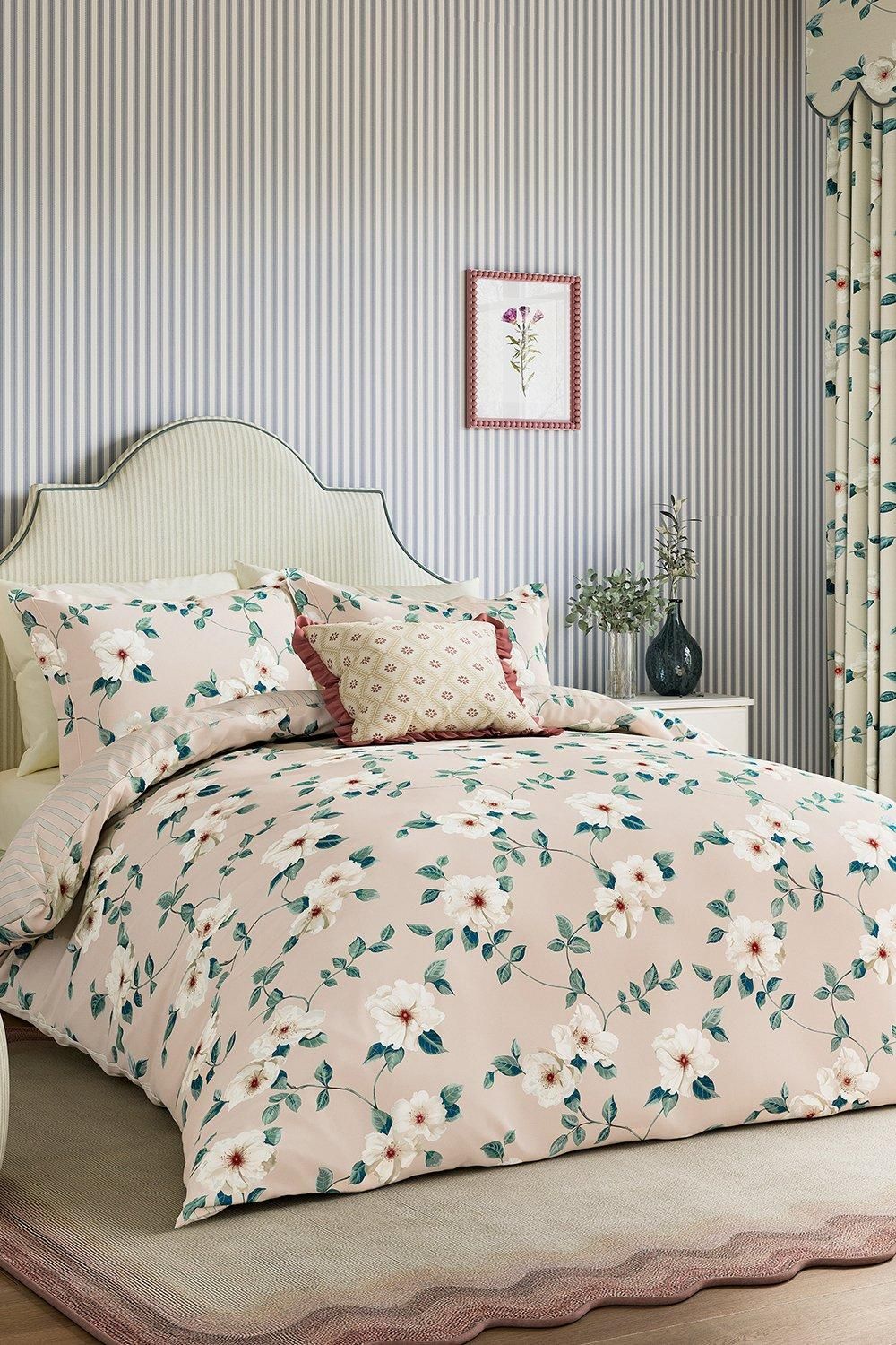 'Poets Rose' Cotton Duvet Cover Set