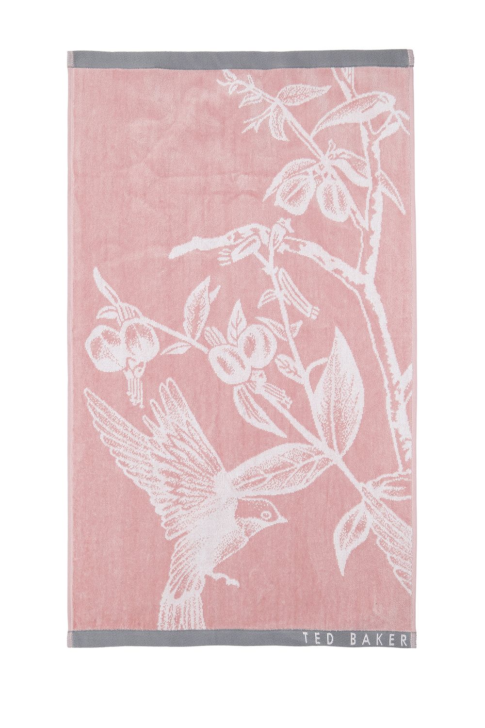 'Botanical Birds' Cotton Towel