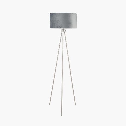 Minimalist Metal Tripod Floor Lamp For Living Room Black Shade
