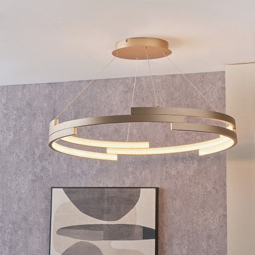 Metal LED Ring Pendant Ceiling Light