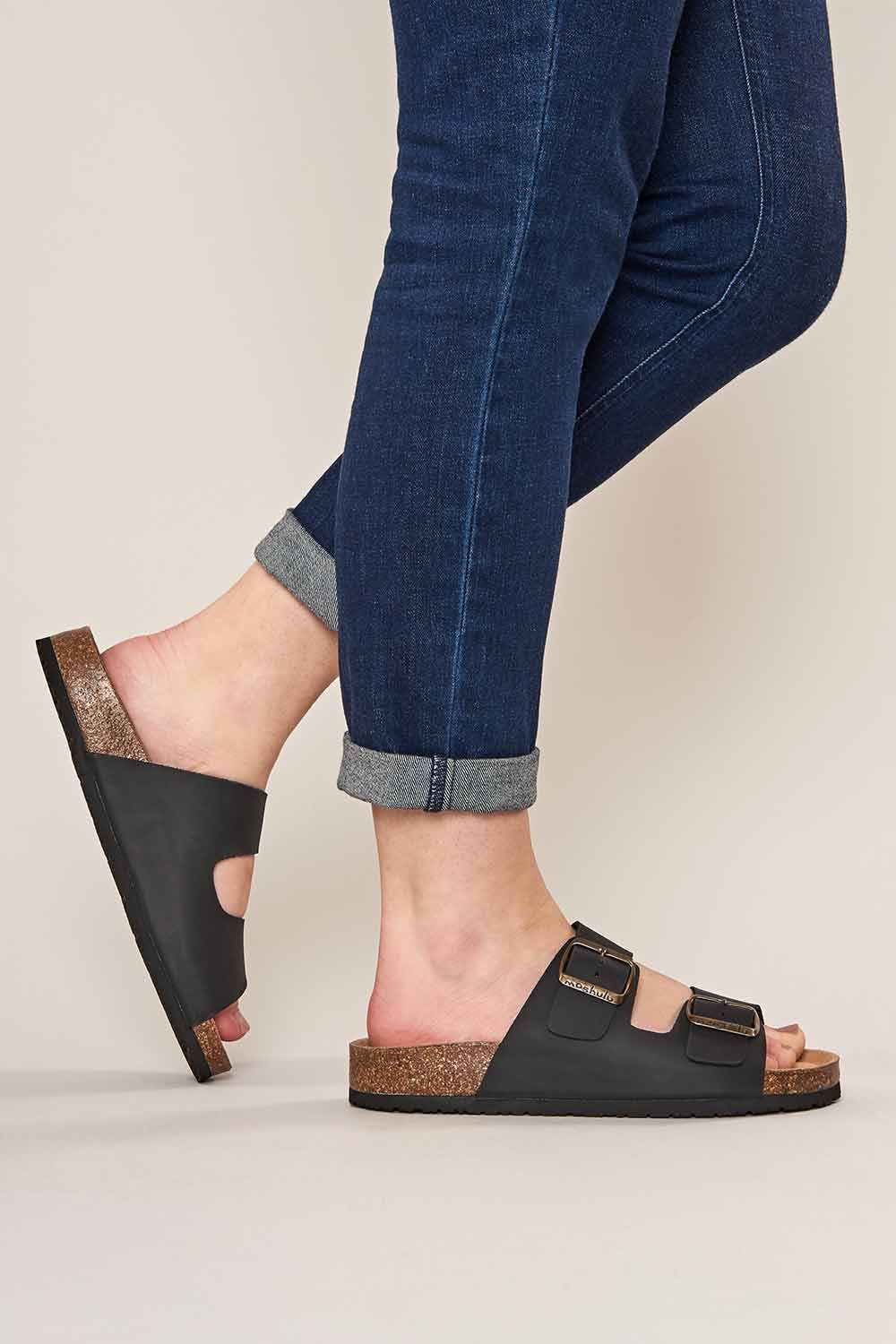 'Bavaria Waxy' Cork Footbed Sandals