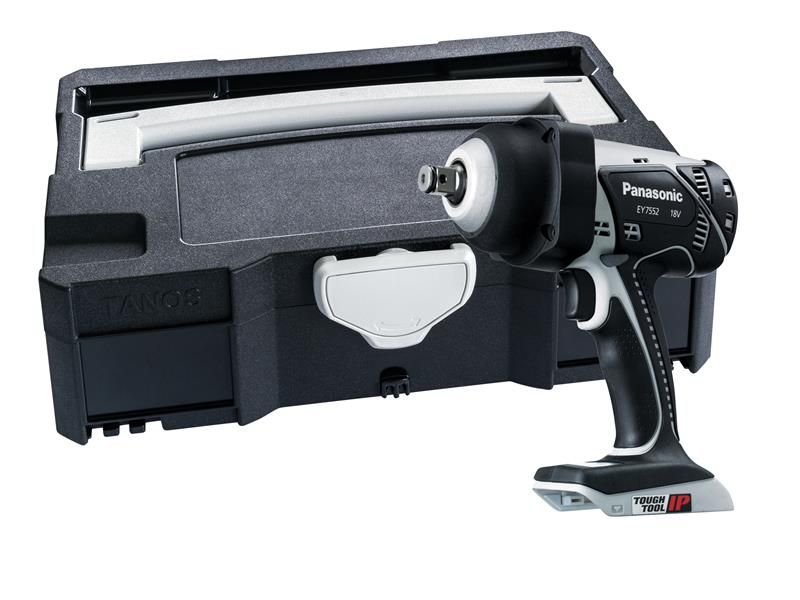 EY7552XT 1/2in Heavy-Duty Impact Wrench & Systainer Case 18V Bare Unit