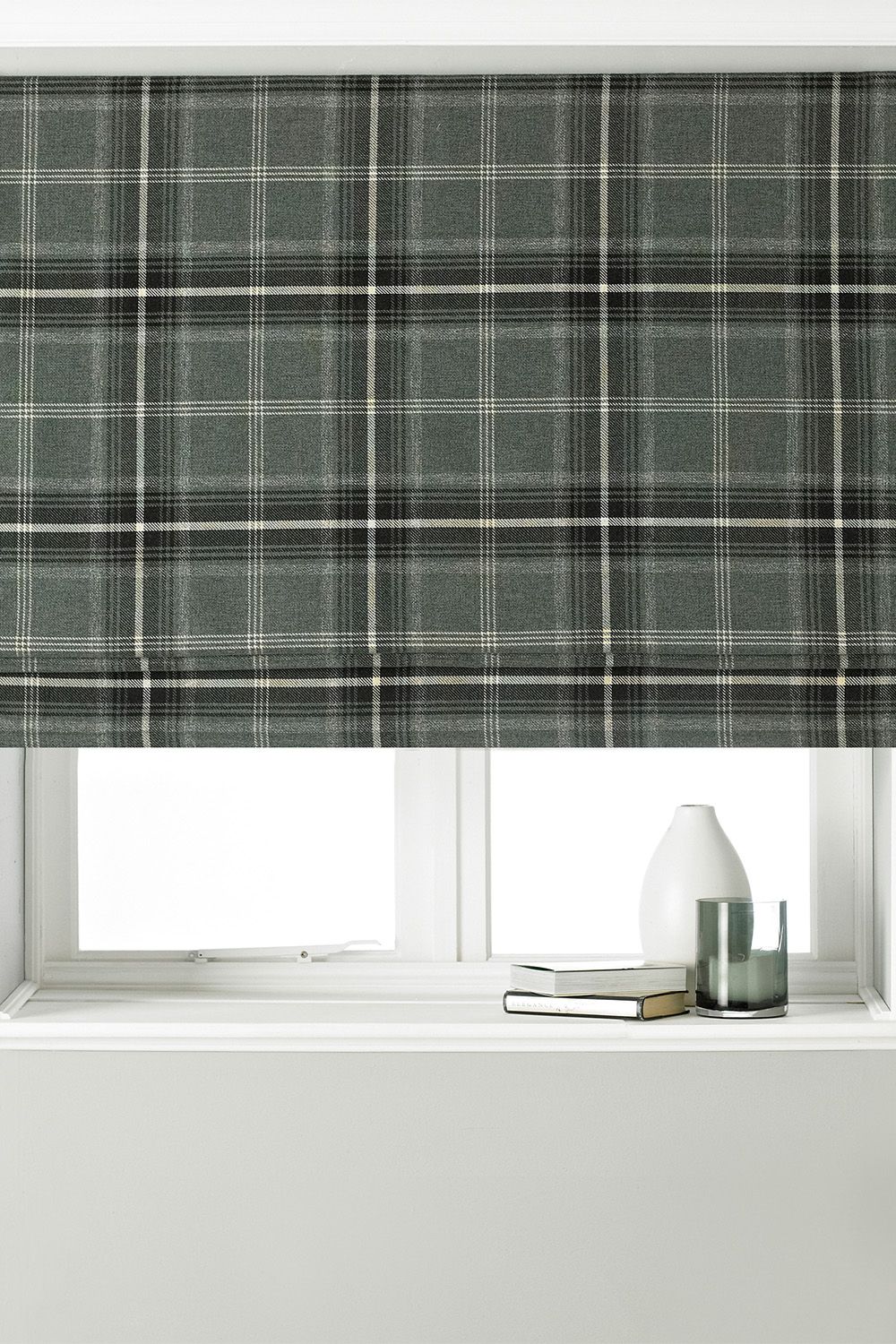 Aviemore Tartan Faux Wool Blackout Roman Blind