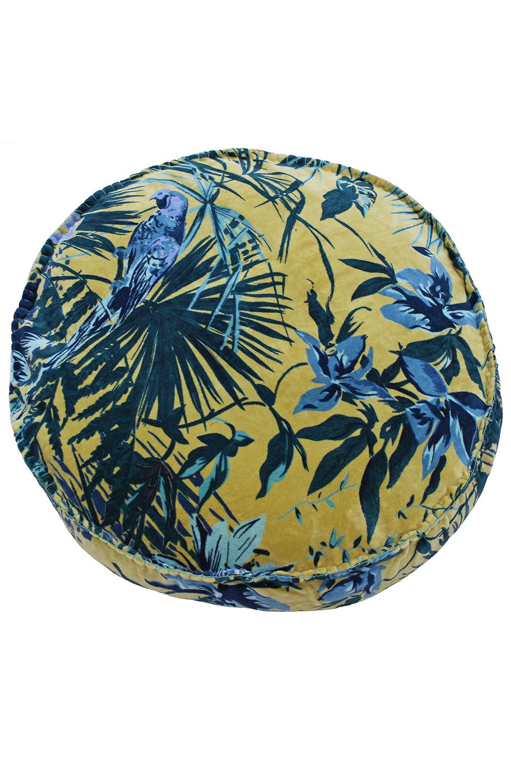Amazon Jungle Botanical Round Printed Cushion