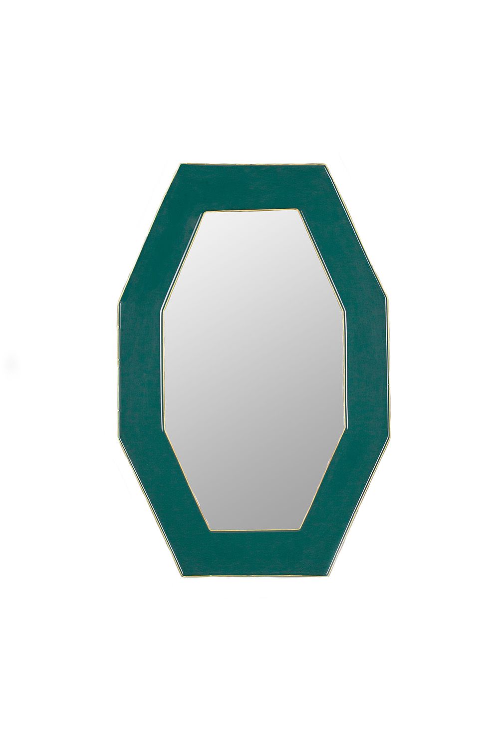 Framed Octagonal Wall Mirror